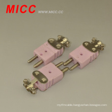 MICC pink PT100 standard male female thermocouple plug socket for sale